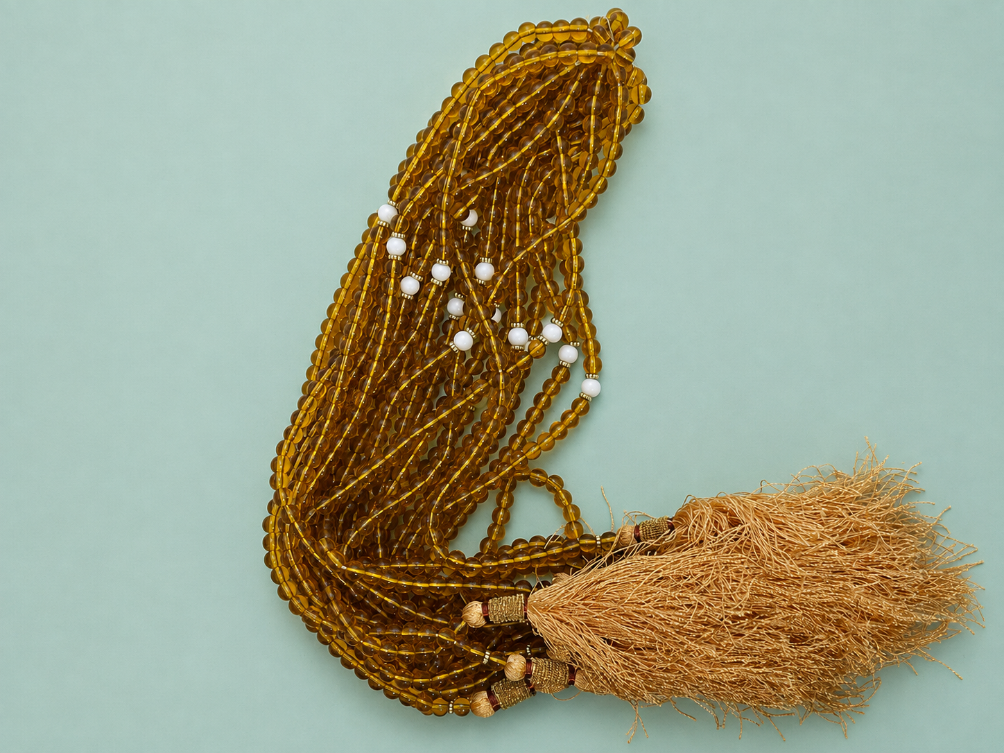 100 beads fancy bumble Tasbeeh (8mm) (mota dana) (TB-210) (Per Dozen)