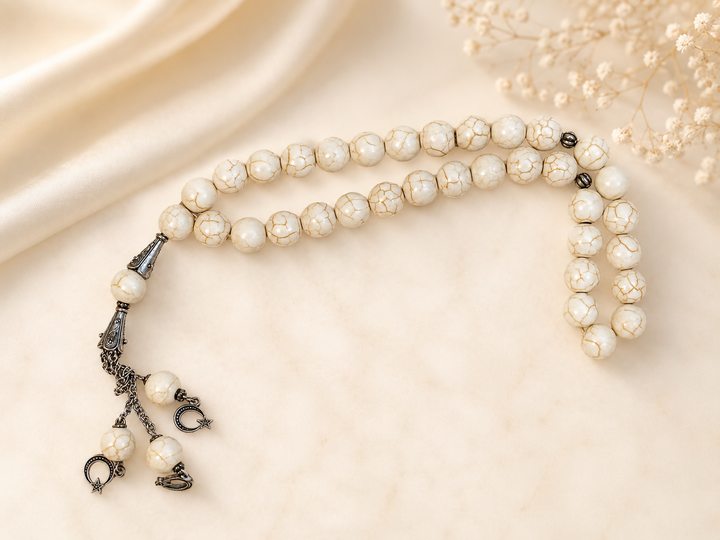 33 beads sang-e-ibrahimi chain Tasbeeh (10mm) (TB-251) (Per Piece)