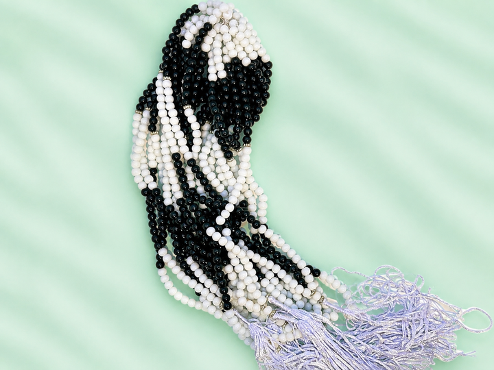 100 beads glass marble Tasbeeh (6mm) (TB-207) (Per Dozen)