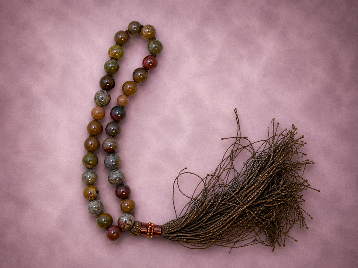 33 beads sharji aqeeq Tasbeeh (12mm) (TB-254) (Per Piece)