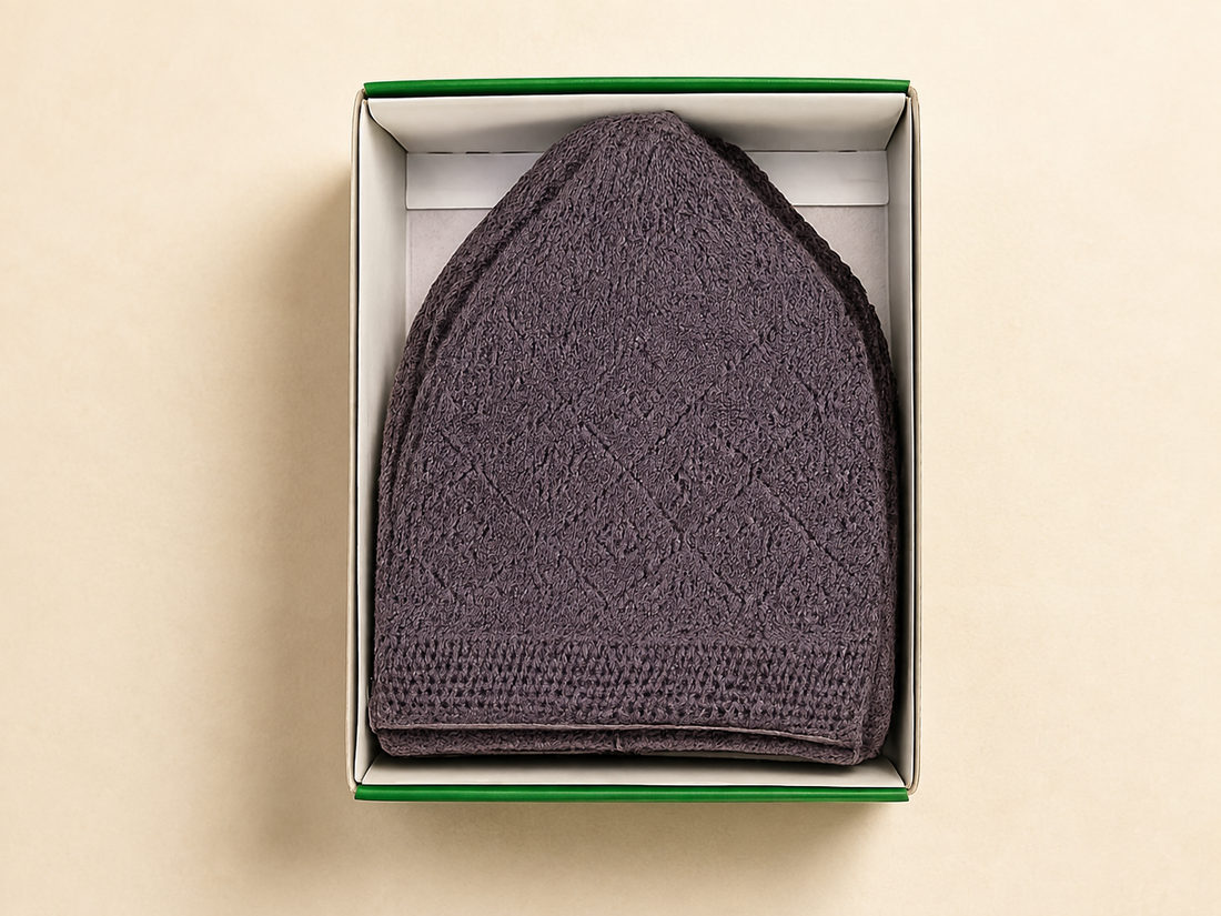 Brown Turkish Prayer cap (c-507) (Per Dozen)