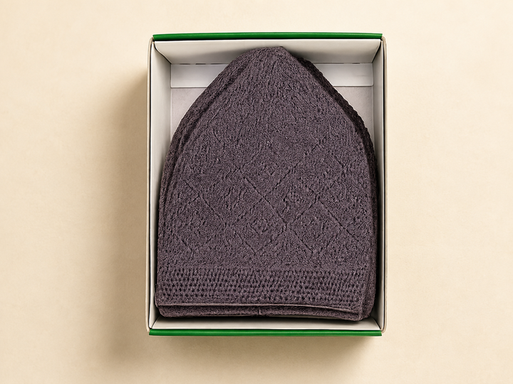 Brown Turkish Prayer cap (c-507) (Per Dozen)