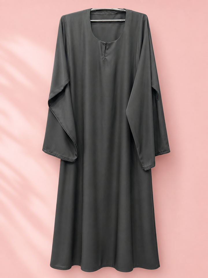 Black simple abayas (Aby-702)