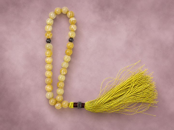 33 beads aqeeq Tasbeeh (8mm) 2pcs (TB-243) (Per Piece)