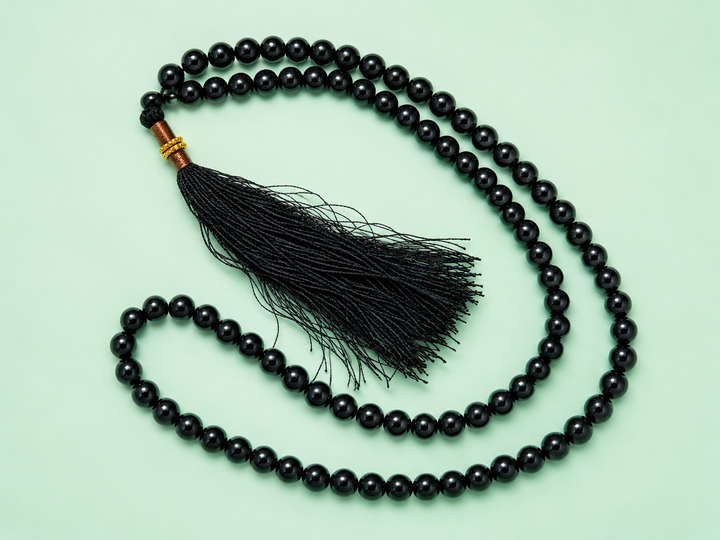 100 beads black-aqeeq Tasbeeh (8mm) (TB-268) (Per Piece)