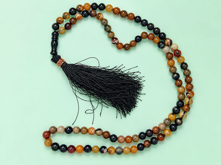 100 beads sulemani-aqeeq Tasbeeh (8mm) (TB-267) (Per Piece)