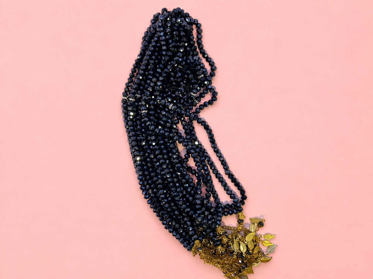 100 beads chain crystal Tasbeeh (6mm) (TB-228) (Per Dozen)