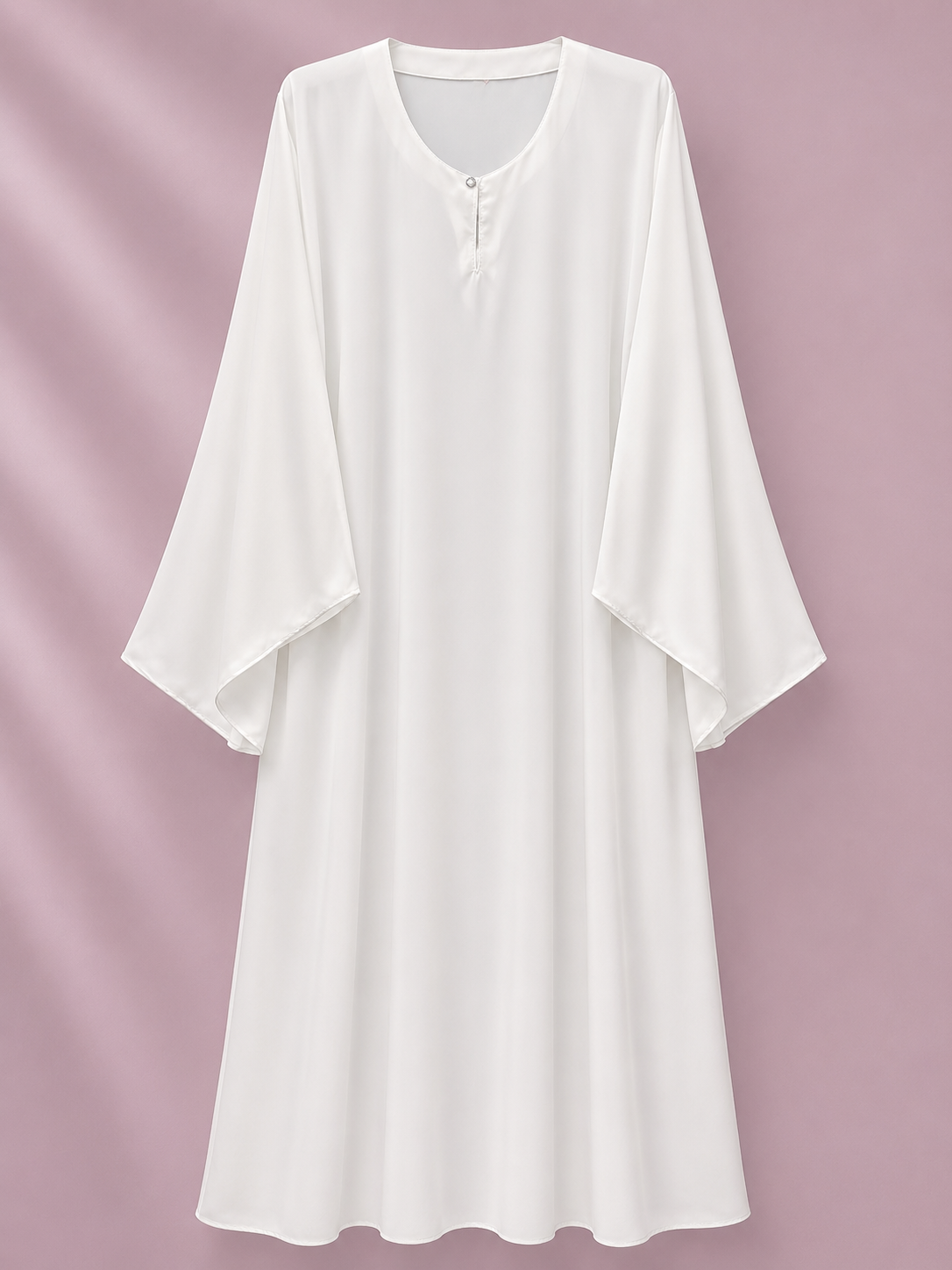 white simple abayas (Aby-701)