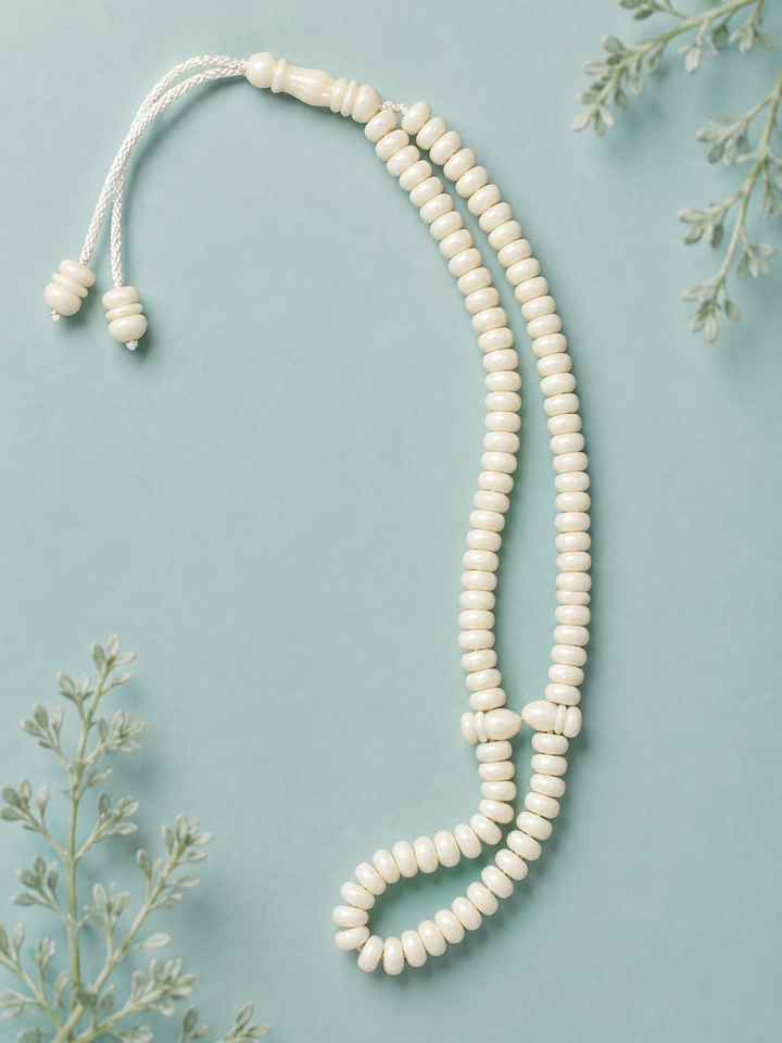 100 beads cow bone Tasbeeh (10 mm) (TB-288) (Per Piece)