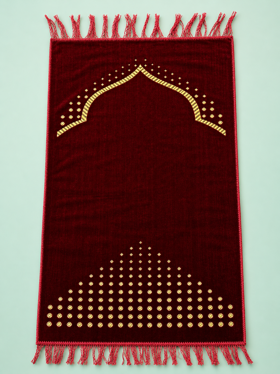 . Traditional embossed Jaynamaz Jy-120 (26 x 44 inches)