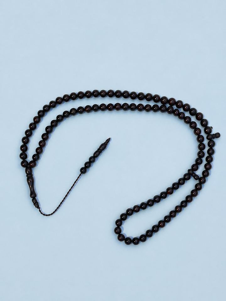 100 beads koka wood Tasbeeh (7mm) (TB-281) (Per Piece)