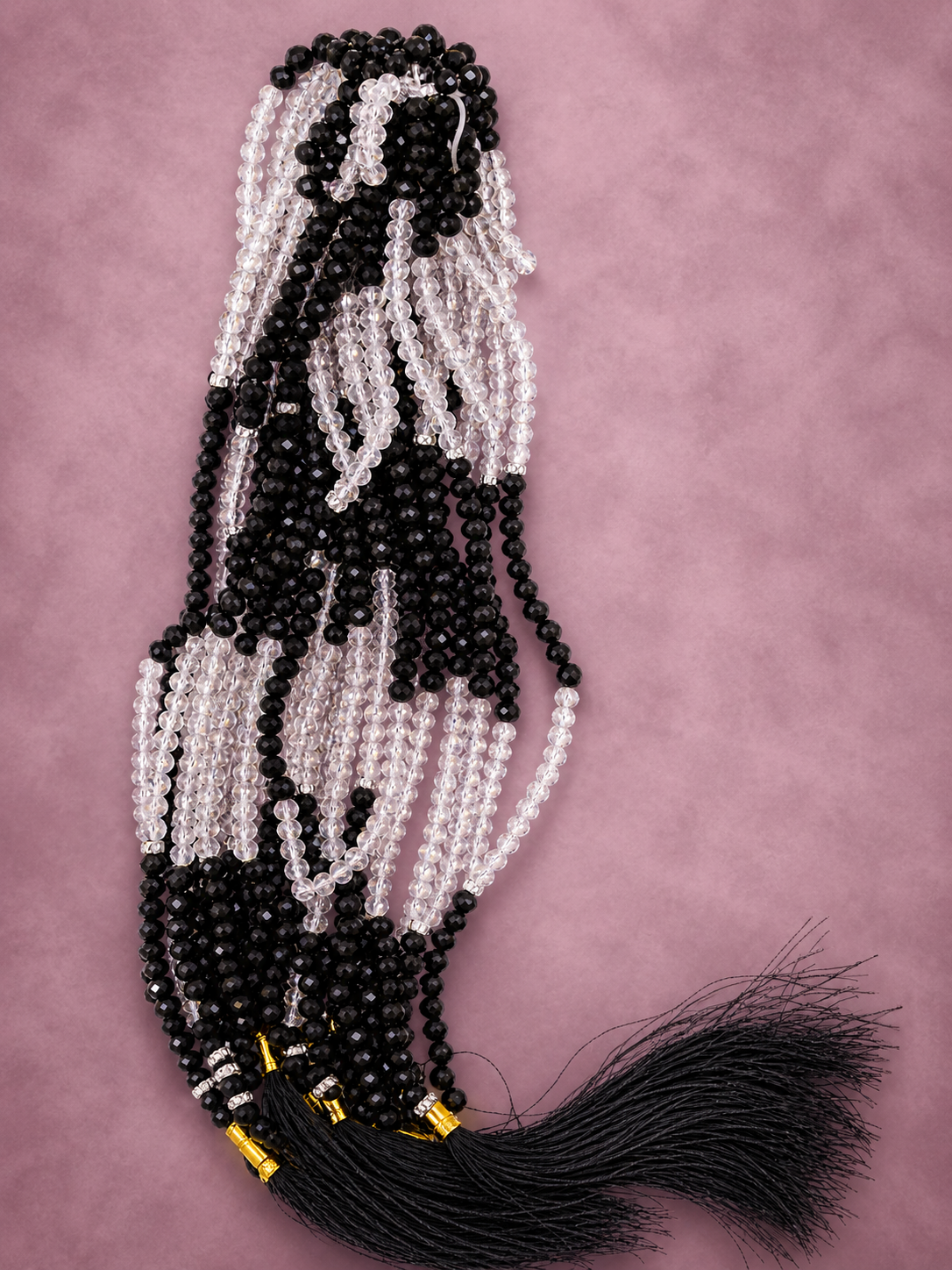 100 beads crystal Tasbeeh (6mm) (TB-227) (Per Dozen)