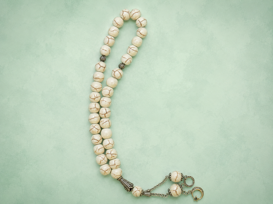 33 beads sang-e-ibrahimi chain Tasbeeh (8mm) (TB-248) (Per Piece)