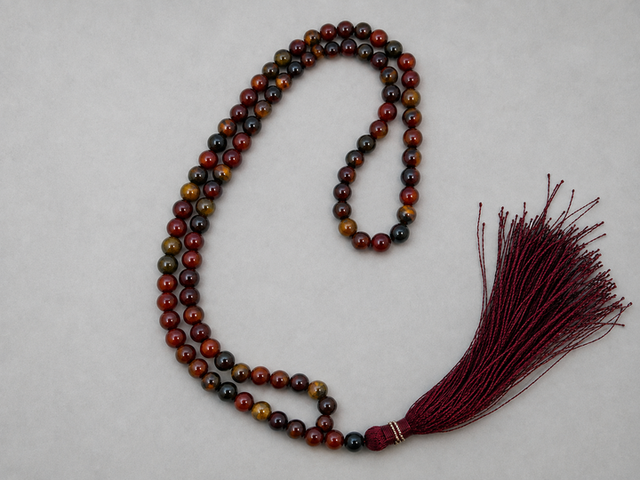 100 beads multi-colour tiger Tasbeeh (6mm) (TB-259) (Per Piece)
