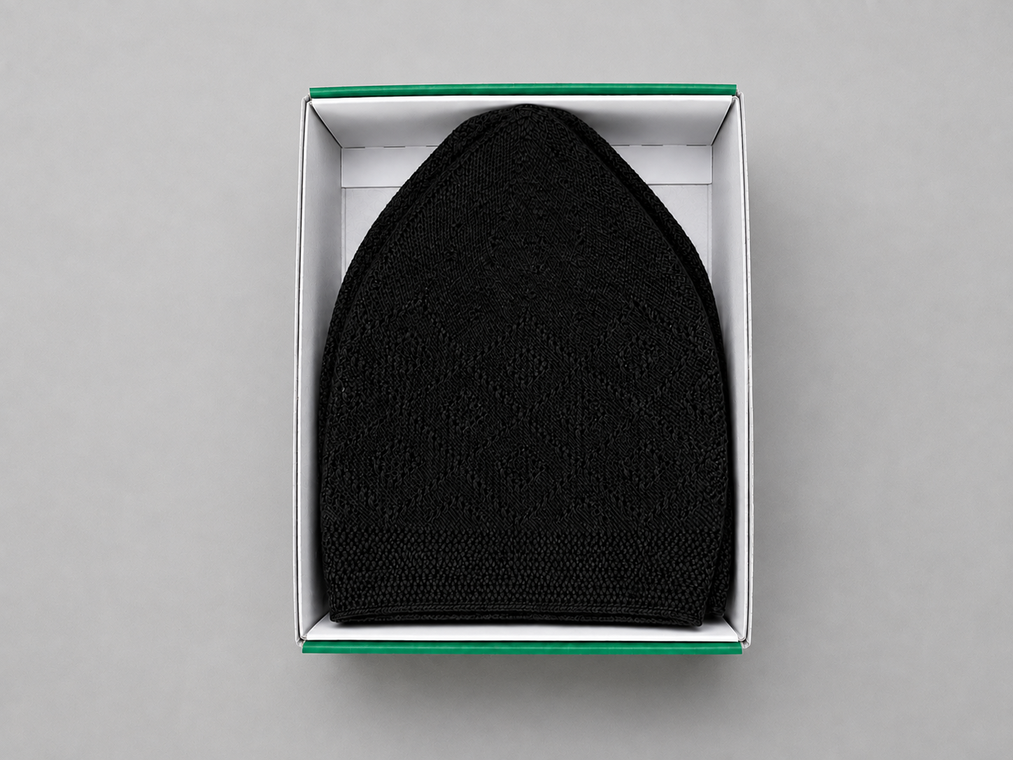 Black Turkish Prayer cap (C-506) (Per Dozen)