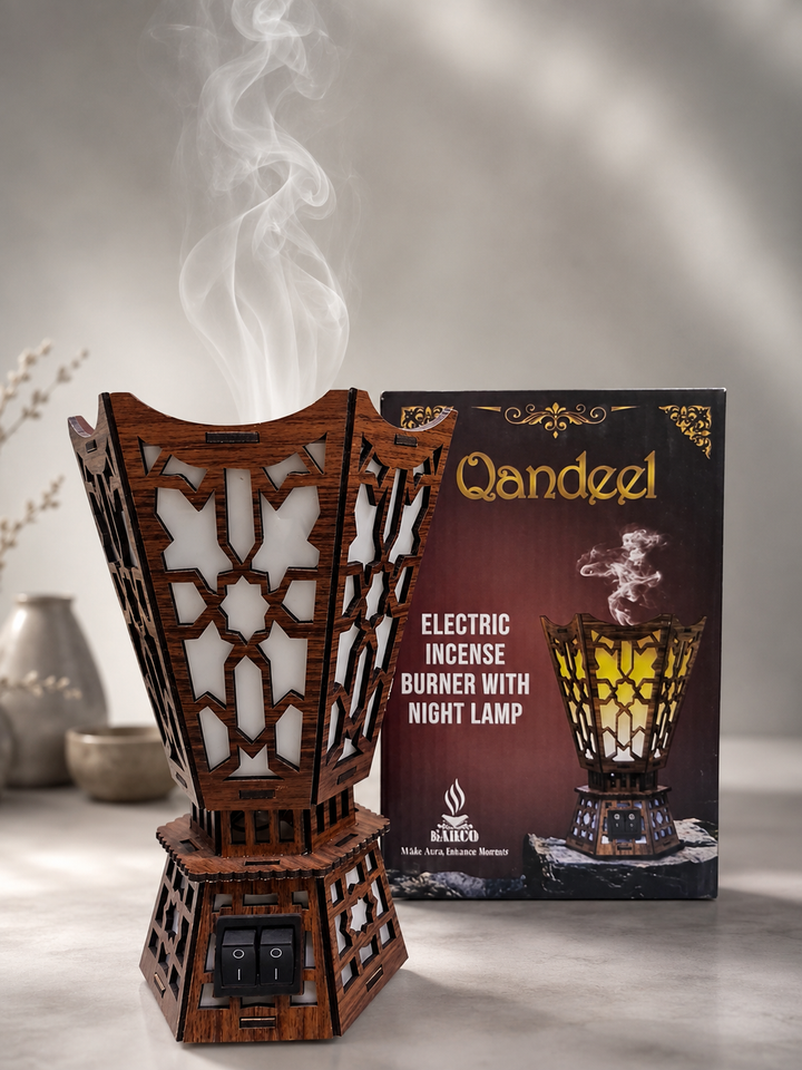 wooden fancy Bakhour Burner (B-902)