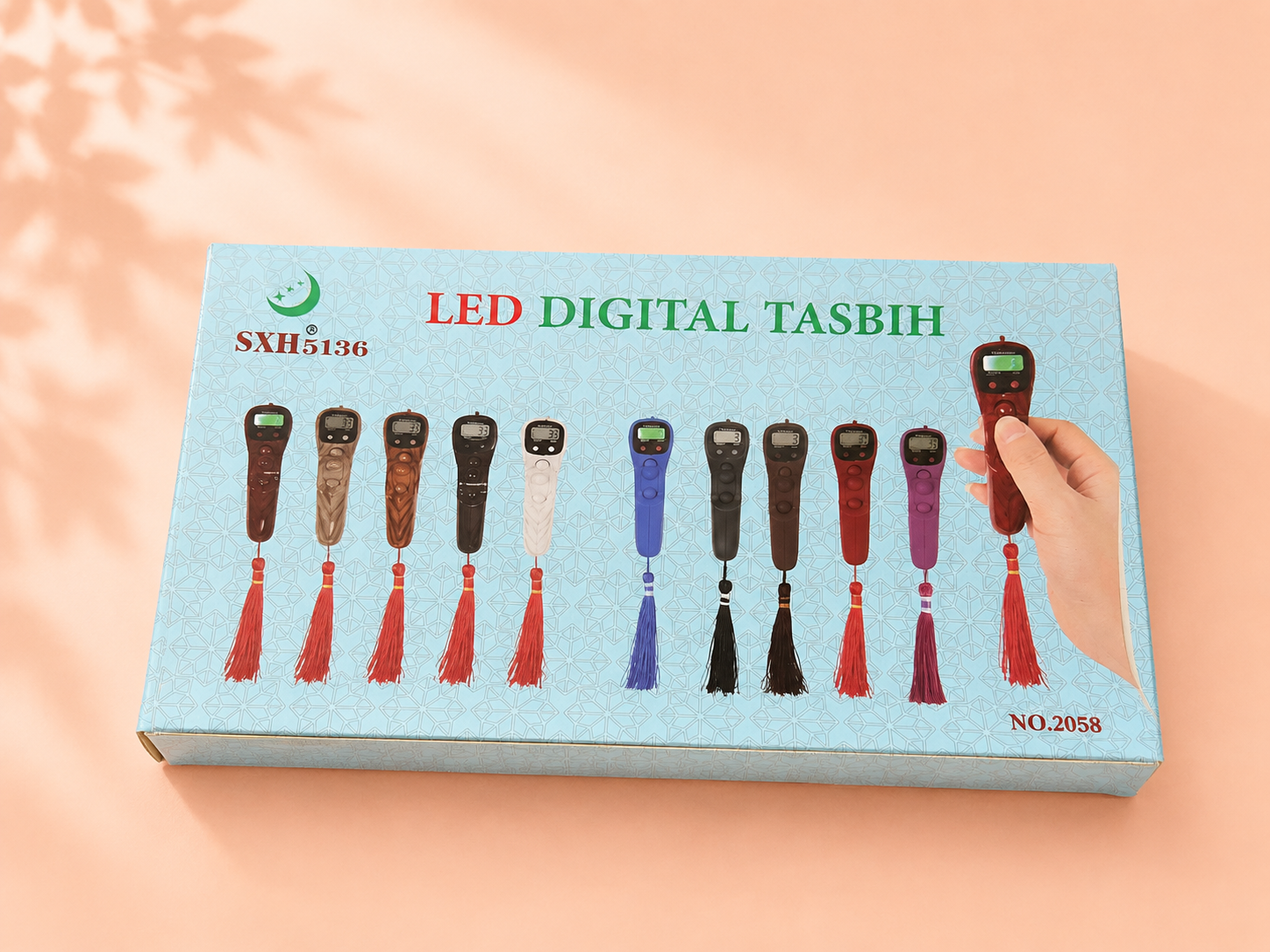 Digital Rosary counter with beads (DC-2058) (Per Piece)