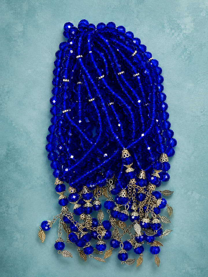 33 beads golden chain crystal Tasbeeh (12mm) (TB-224) (Per Dozen)