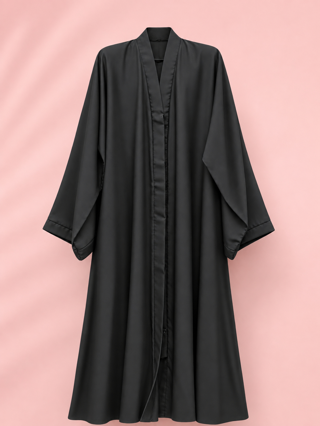 Black Button Abayas (Aby-704)