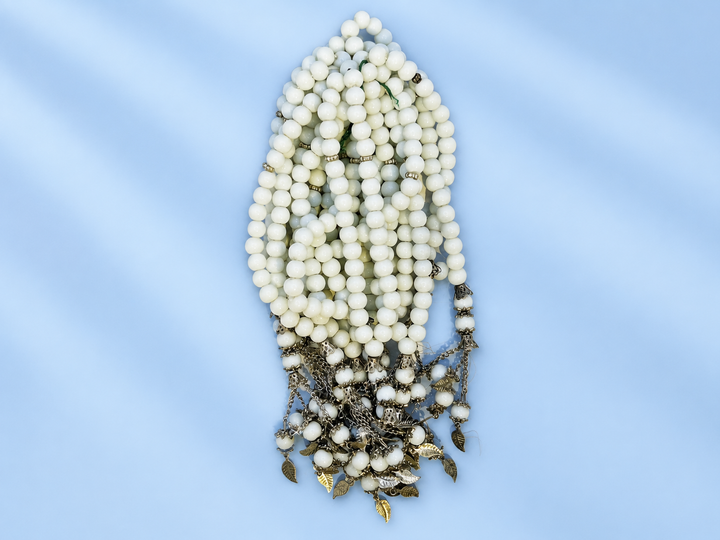33 beads silver chain Tasbeeh (8mm) (TB-212) (Per Dozen)