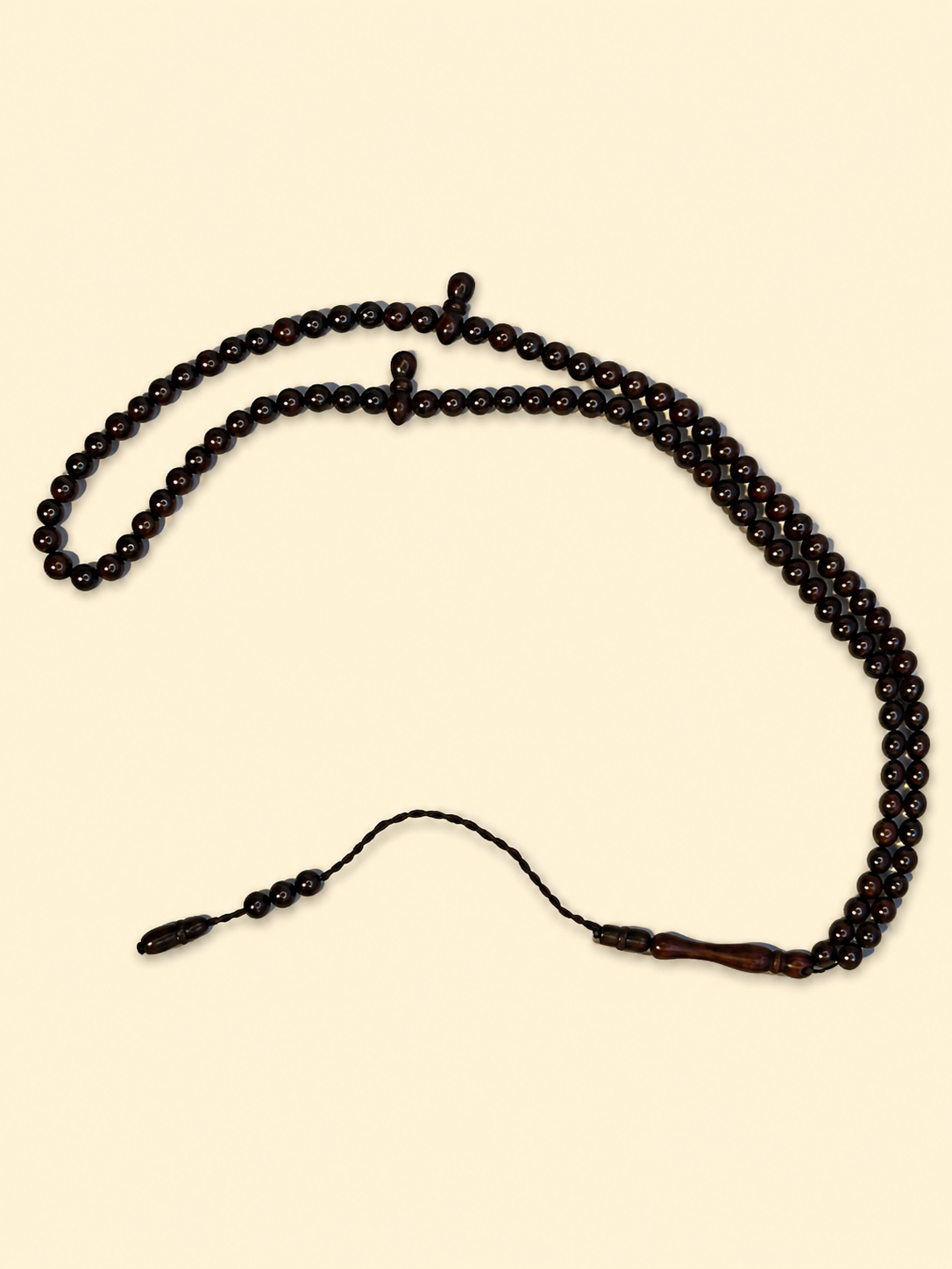 100 beads koka wood Tasbeeh (5mm) (TB-279) (Per Piece)